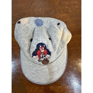 Vintage 1991 Warner Bros Yosemite Sam Football Baseball Cap Boys M Gray USA‎